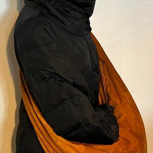 Dries Van Noten Oversized Suede Hobo Bag Tan Brown Made in Italy